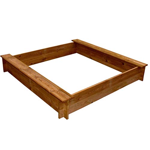 Areia para Crianças VidaXL | Madeira de Pinho - 60 x 60 x 40 cm vidaXL - Brinquedos - madeira, pinho, 60x60x40cm
