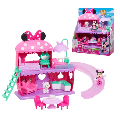 Casa de Brincar DISNEY MINNIE (Idade Mínima Recomendada: 3 anos) 43544 - Brinquedos - casa, brincar, minnie, playset, andares, quarto, lavatório, varanda-solarium