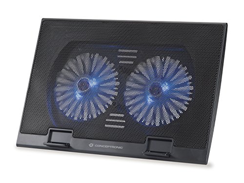 Suporte Cooler CONCEPTRONIC Thana 02B em Preto Conceptronic - Peças de refrigeração de sistema de computador - cooler, suporte, preto
