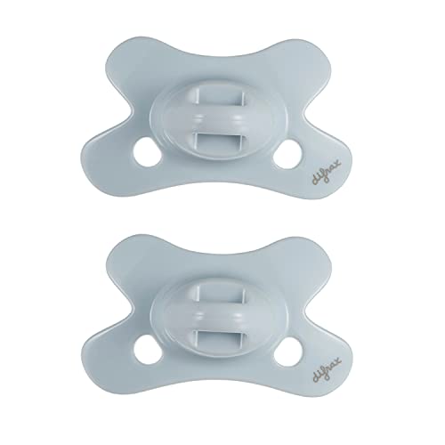 Chupeta de Silicone para Bebé DIFRAUX Ice/Azul (0-6 meses) Difrax - Cuidados com a higiene oral - silicone, bebé, 0-6 meses