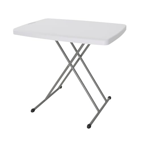 Mesa de Jardim BIGBUY com Almofada (Branco - Aço e HDPE - 76x50x71.5cm) BigBuy Garden - Móveis de exterior - almofada, aço, hdpe, 76x50x71.5cm
