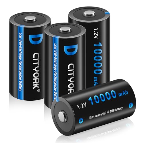 Pilhas Recarregáveis CITYORK Pilhas D Recargáveis 8000Mah XINGWEI - Baterias de uso geral - recarregáveis, 8000mah