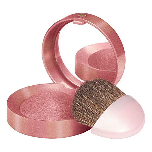 Blush BOURJOIS Little Round Pot Blush N.15 Rose Éclat Bourjois - Maquiagem facial - corantes naturais, luminoso, redondo, aplicável