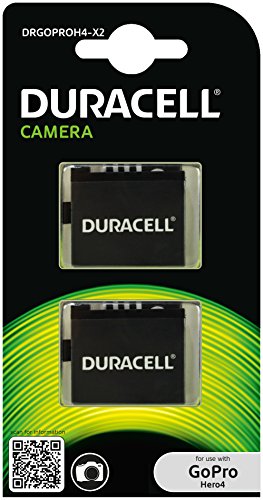 Bateria para Action Cam DURACELL GoPro Hero4 Duracell - Baterias para câmera de vídeo - 1160 mAh, ação, litio, GoPro Hero4