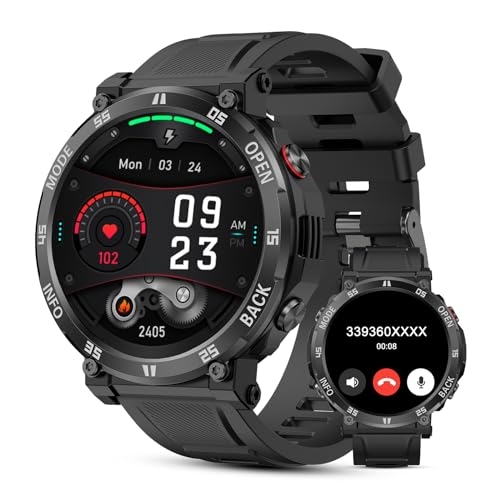 Smartwatch AVUMDA Homem (Bluetooth - Até 7 dias de autonomia) AVUMDA - Monitores de atividade - bluetooth, gps, android, ios, bateria 7 dias