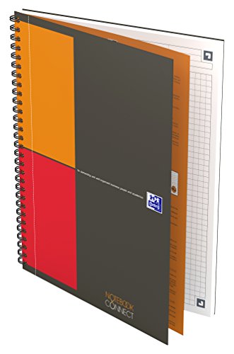 Caderno OXFORD 400080784 (Cinzento - A4 - Quadriculado) Oxford - Cadernos e bloco de notas - a4, quadriculado, cinzento