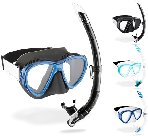 Máscara de Natação CRESSI Fijian (Tamanho Único) Cressi - Conjuntos de equipamento de mergulho e snorkeling - máscara, tubo de ar, sacola de transporte