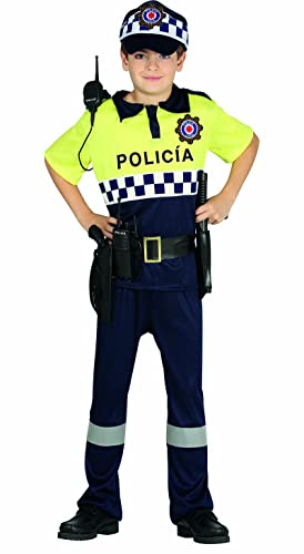 Fato de Menino DISFRAZZES Polícia Local Infantil Amarelo (Tam: 10 a 12 anos) DISFRAZZES - Brincadeira de faz de conta - polícia local, 10 a 12 anos, amarelo, confortável