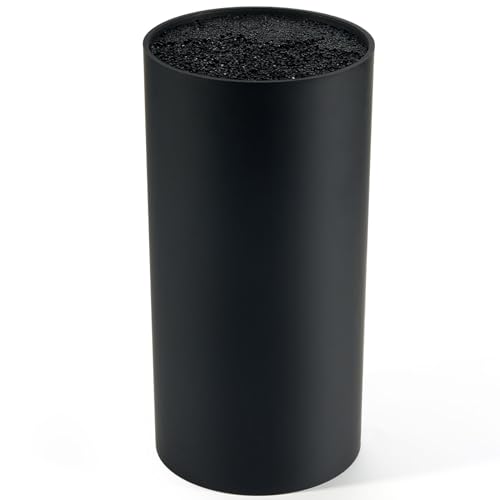 Bloco de Faca Sem Faca - 22X11X11Cm - Preto Cheerhom - Suportes e organizadores de facas - 22x11x11cm, preto, 4 compartimentos, sem metal