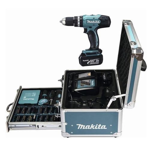 Berbequim de Percussão MAKITA DHP453RFX2 Makita - Berbequins elétricos portáteis - percussão, makita, dhp453rfx2