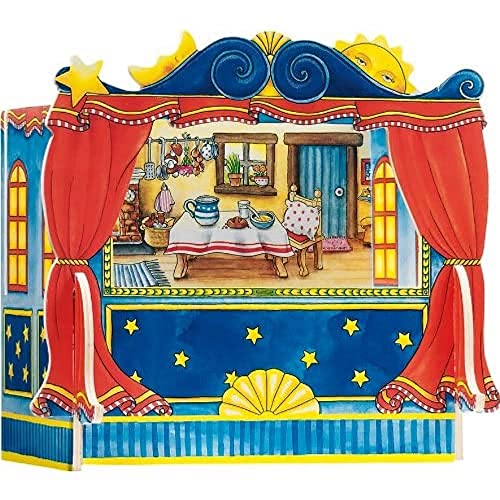 Jogo Didático GOKI Conjunto de Bonecos e Palco Goki - Brinquedos - bonecos, palco, cenários, acessórios