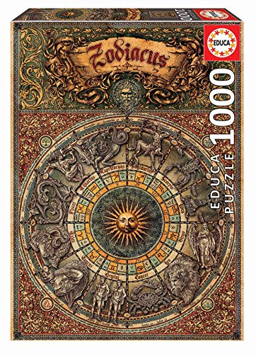 Puzzle EDUCA Zodíaco (Idade Mínima: 12 Anos - 1000 Peças) EDUCA - Quebra-cabeças de encaixar - zodíaco, 1000 peças, idade mínima 12 anos