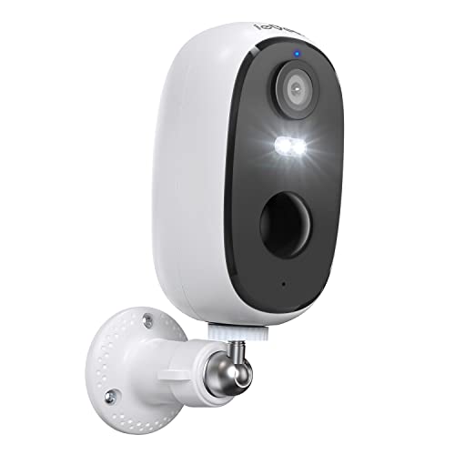 Câmara de Vigilância Iegeek 2K | Branco (Domótica) ieGeek - Câmeras de vigilância - segurança, exterior, 1080p, wifi, detecção de movimento, visão noturna