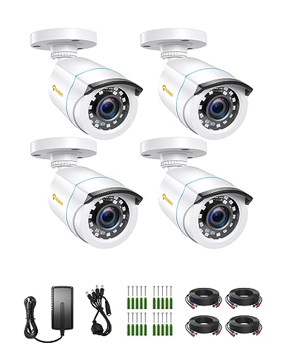 Kit de videovigilância LANLAPUS 1080P (4 unidades) Anlapus - Câmeras de vigilância - videovigilância, lanlapus, 1080p, 4 unidades, disco duro externo, adaptador usb
