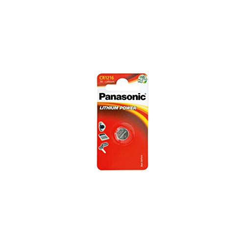 Pilha PANASONIC CR1216 (Bateria descartável) Panasonic - Baterias - litio, cilíndrico, 3 V, 25 mAh