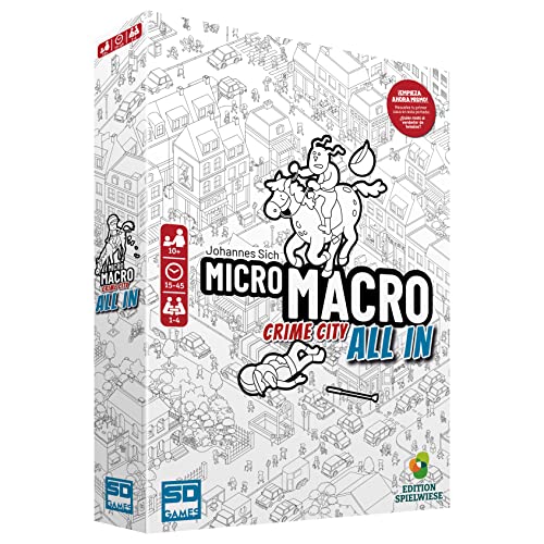 Jogo de cartas SD GAMES Micro Macro. All In (14 anos) SD Toys - Jogos - jogo de cartas, sd games, micro macro, all in, crime city, full house