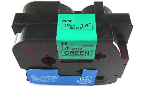 Fita para Etiquetadora BROTHER TZE-761 Preto sobre verde DUOVEC - Fitas de etiquetas e recargas - fita etiquetadora, brother tze-761, preto sobre verde