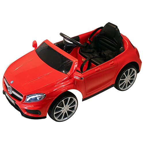 Carro Elétrico HOMCOM Mercedes Benz GLA (Vermelho - 100x58x46cm) HOMCOM - Veículos elétricos de passeio - carro elétrico, mercedes benz gla, vermelho, 100x58x46cm
