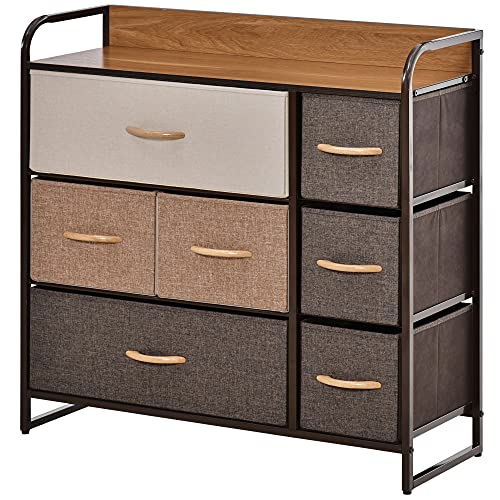 Móvel Organizador Homcom com Prateleiras e Gavetas | 80 x 29 x 78.5 cm - Multicor SPANISH AOSOM - Comodas - prateleiras, gavetas, multicor