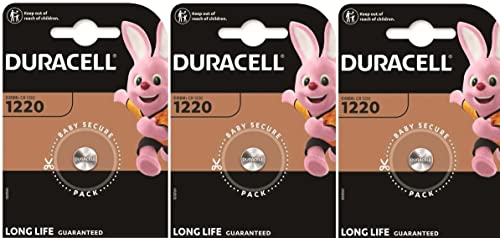 Pilha não recarregável DURACELL CR1220 Duracell - Baterias - CR1220, 3 V, 1200 mAh, não-recarregável