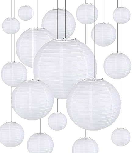 Luminária de Papel JOFLVA Farolillos de Papel 20 Piezas JOFLVA - Abat-jours - luminária, papel, joflava, farolitos