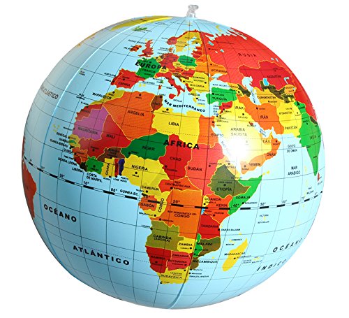Bola Insuflável CALY Política (50cm - Multicor) Caly - Globos terrestres - pvc, 50cm, multicor, insuflável