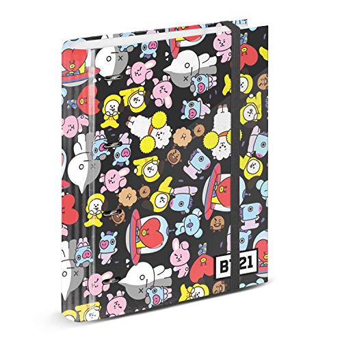 Porta-Revistas BT21 (Multicor - Polipropileno) KARACTERMANIA - Pastas Organizadoras - bt21, cartoon network, porta-revistas, polipropileno