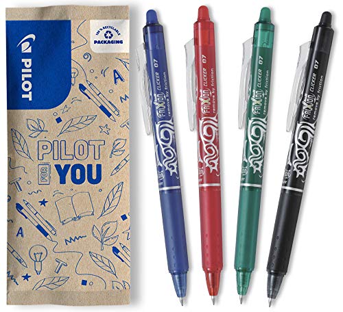 Caneta de Gel PILOT Frixion Ball Clicker Preto 0.7mm Pilot - Canetas - tinta gel, 0.7mm, apagável, clicker