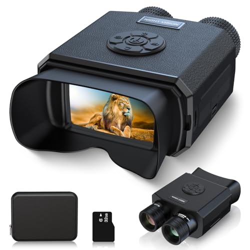Binóculos Relassy Prismaticos Vision Nocturna e Diurna de Infrarrojos Digital 1080P FHD Relassy - Binóculos - binóculos, prismáticos, noite, dia, infravermelhos, digital, 1080p, full hd