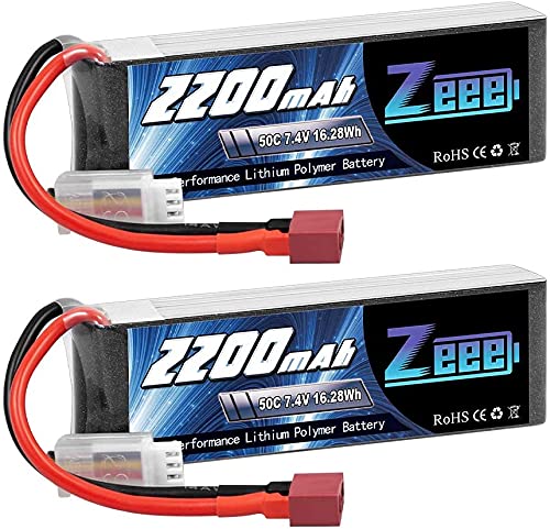 Bateria ZEEEESRC 2200mAh LiPo 7.4V 50C 2S Zeee - Baterias - 2200mAh, LiPo, 7.4v, 50C