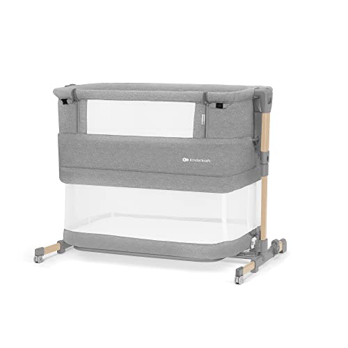 Berço KINDERKRAFT Nestegrow (Algodão - 60x120x80 cm) 4Kraft - Móveis para bebês e crianças pequenas - algodão, 60x120x80 cm