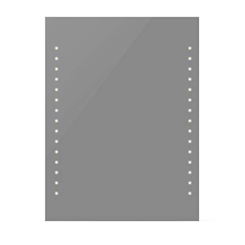 Espelho de Parede VIDEOLUX LED 60 x 80 cm vidaXL - Luminárias Decorativas - led, 60x80 cm, baixa potência, instalação de banho
