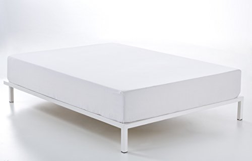 Lençol Estela Branco (Algodão - 150 x 200 cm) ESTELIA - Lençóis - algodão, 150x200 cm