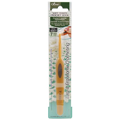 Acessório para chaves de fenda CLOVER Soft Grip No. 7 (Dourado) C.J.Parera - Agulhas e ganchos - soft grip, dourado, ergonômico, chave inglesa