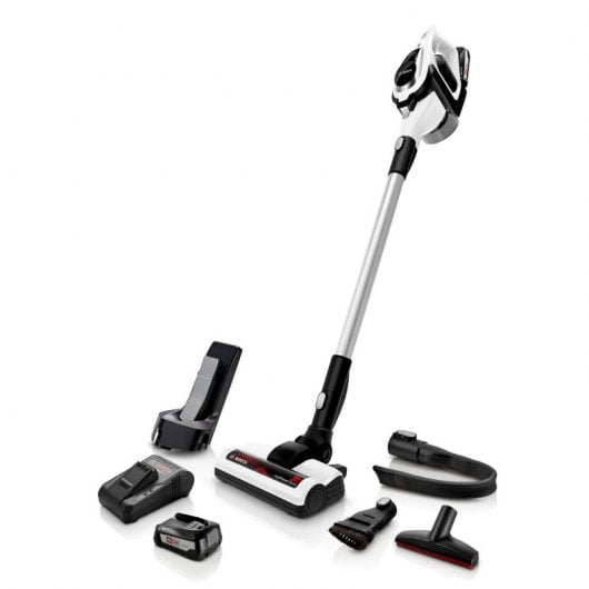 Aspirador Vertical Bosch 06019A0100 | Branco (Aspiração e limpeza) Bosch - Aspiradores - aspirador vertical, filtro húmido, sem saco, bateria