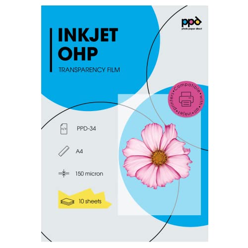 Transparencia para Plotter PPD-34-10 A4 10 Folhas Photo Paper Direct - Papel de impressora e copiadora - plotter, a4, 10 folhas