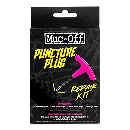 Kit de reparação de pneus MUC-OFF (Tubo) Muc-Off - Peças de automóveis - kit reparação pneus, tubo pvc, preto azul