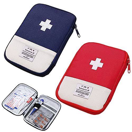 Kit de Primeiros Socorros MINI MÉDICA 2 Peças Bantre - Bolsas, carteiras e estojos - kit, primeiros socorros, mini médica, bolsas transporte, tampa removível, tabuleiro medicamentos
