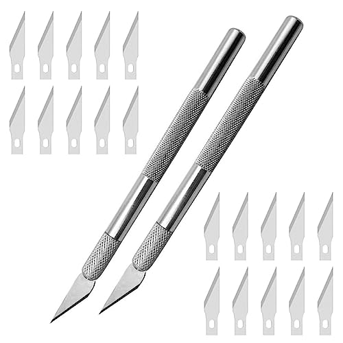 Conjunto de Tesouras e Lâminas YO EZUO Cuter Yoezuo - Ferramentas de corte e relevo para artesanato - tesouras, lâminas, precisão, reemplazável