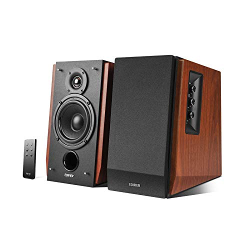Colunas Edifier R1700BT | Castanho, Branco Edifier - Alto-falantes - 66 W, 2.0 canais, 15W+18W, tweeter 1,9 cm