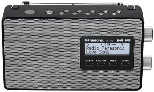 Rádio PANASONIC RF-D10EG-K Preto (Digital - FM/DAB - Bateria) Panasonic - Radios - digital, fm/dab, bateria