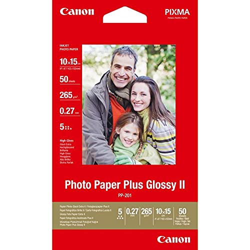 Papel Fotográfico CANON Pp-101 10 X 15 Cm Canon - Papel de impressora e copiadora - 10 x 15 cm, compatível, impressoras Canon