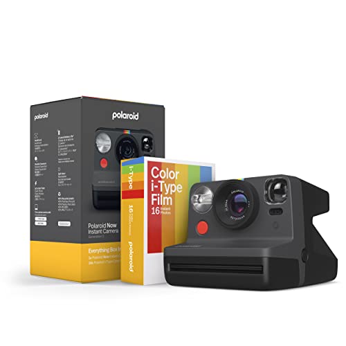Máquina Fotográfica Instantânea POLAROID Eb Now Gen2 (Preto) Polaroid - Câmeras de filme - fotográfica, instantânea, analogica, enfoque automático, dupla exposição