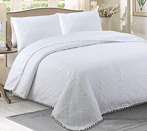 Capa de Edredão HARADECO Bouti (Branco - 200x220cm) HARADECO - Cobertores e edredons - branco, 200x220cm