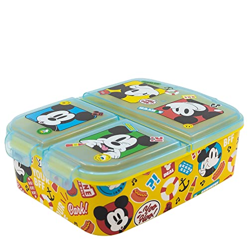 Lancheira Infantil DISNEY Mickey (3 Compartimentos) Stor - Lancheiras e sacos - infantil, disney, mickey, 3 compartimentos