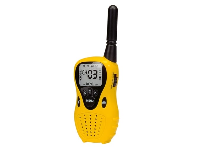 Walkie-Talkie DICKIE TOYS Walkie Talkie Easy Call Widmann - Rádios bidirecionais - 100 metros, botão de chamada, easy call, design colorido