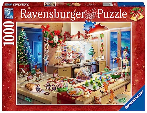Puzzle RAVENSBURGER Christmas Food (Idade Mínima: 12 Anos - 1000 Peças) Ravensburger - Quebra-cabeças de encaixar - madeira, 1000 peças, ravensburger, 12 anos