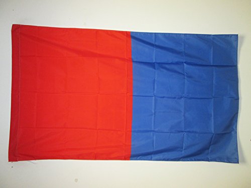 Bandeira de Madeira Az Flag Bandeira De Catania 90X60Cm Para Espetos AZ FLAG - Bandeiras e cataventos - madeira, az flag, catania, poliéster, 90x60cm