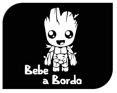 Autocolante para Porta Cartões BABY GROOT (Multicor) CrisPhy - Papel de parede - autocolante, porta-cartões, babu groot