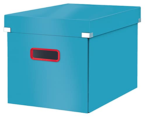 Caixa de Arrumação LEITZ Click & Store (Azul - 36.3x33.8x30.5cm) Esselte-Leitz - Recipientes de armazenamento doméstico - azul, 36.3x33.8x30.5cm